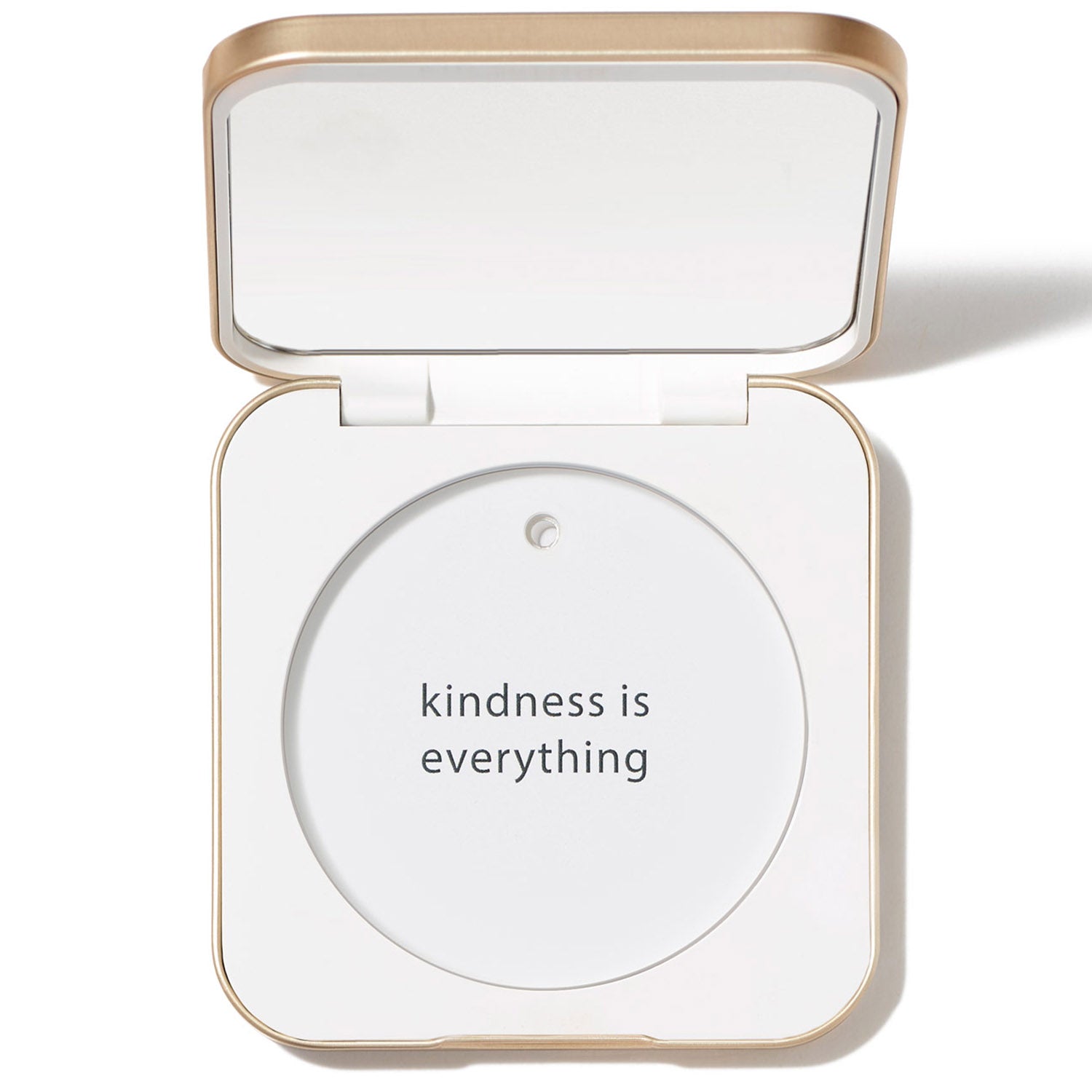 Jane Iredale Puderdose leer Weiß/Gold