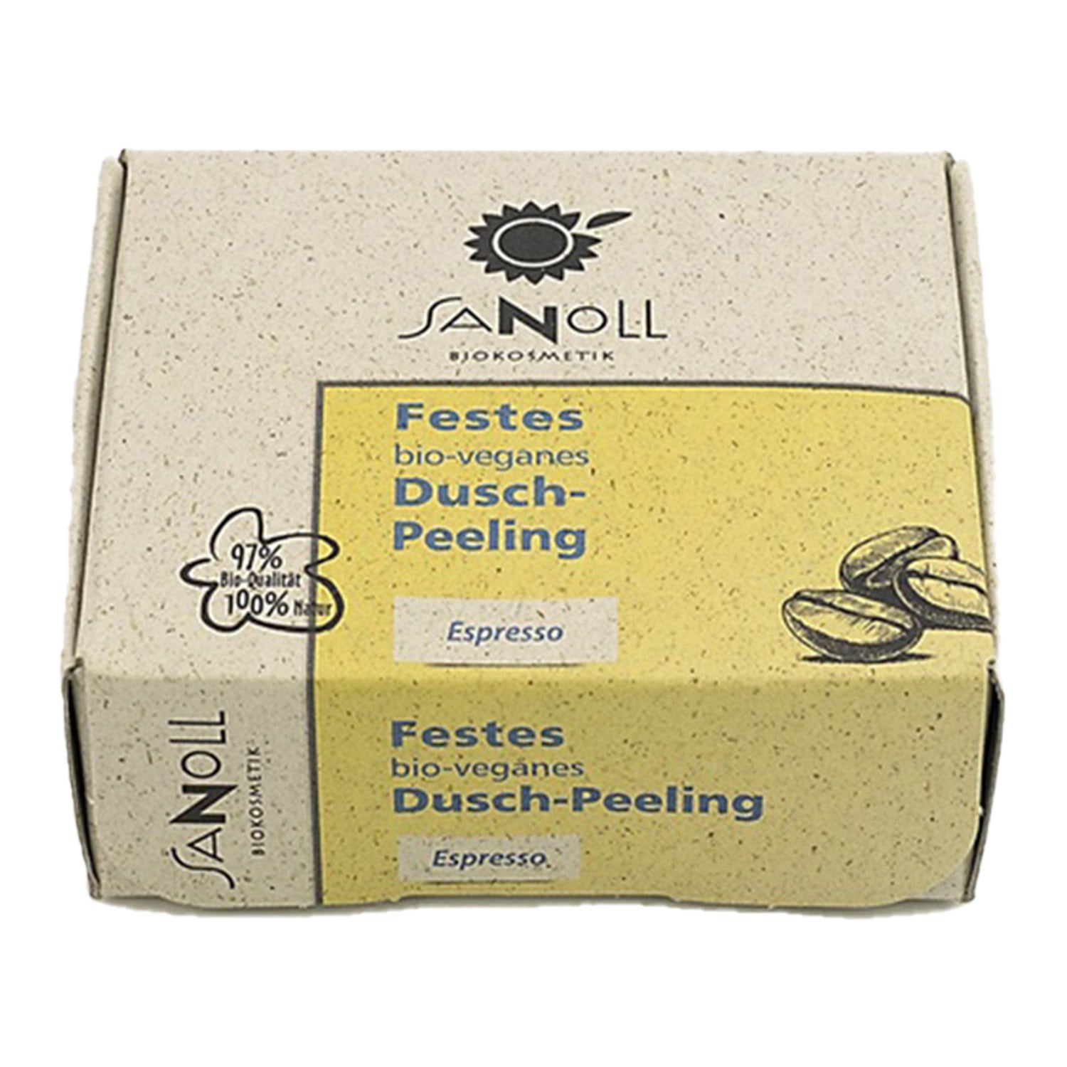 Sanoll Festes Bio Veganes Dusch Peeling