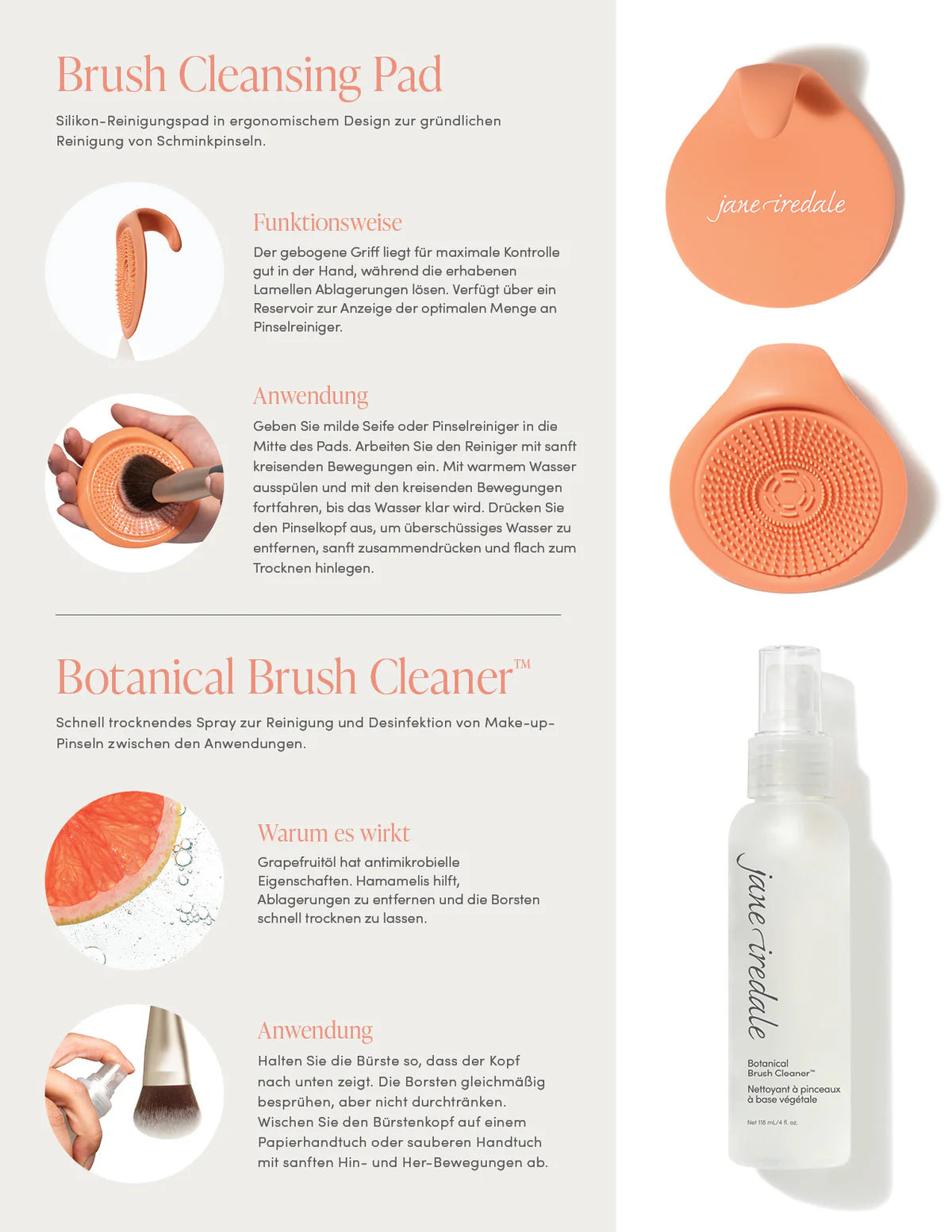 Jane Iredale Brush Cleansing Pad - Limited Edition