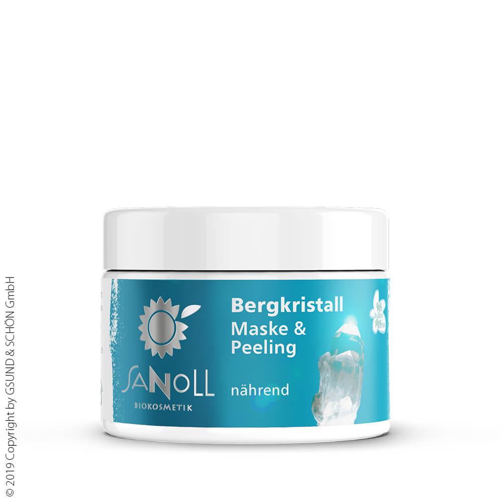 Sanoll Bergkristall Maske und Peeling nährend