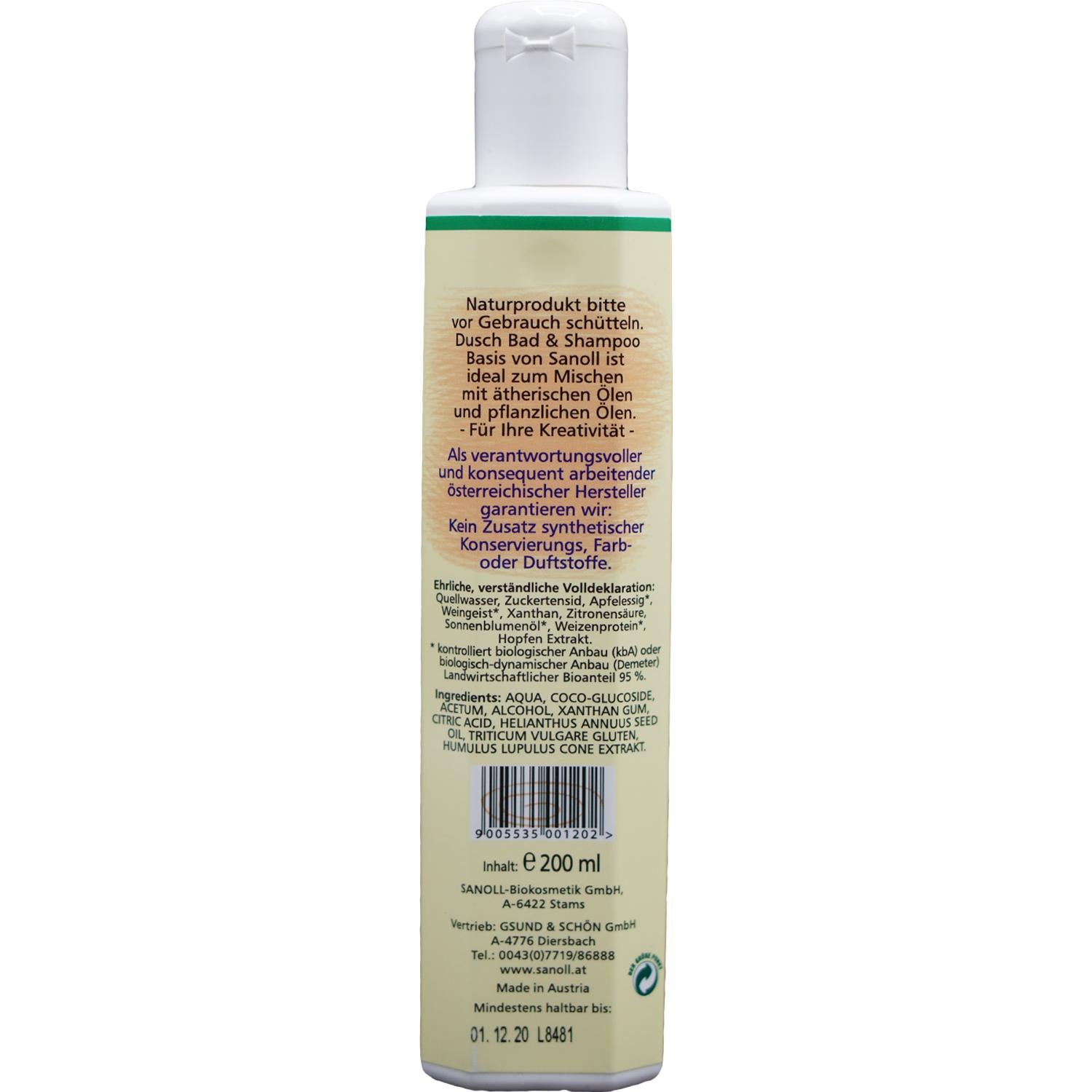 Sanoll Shampoo Grundlage