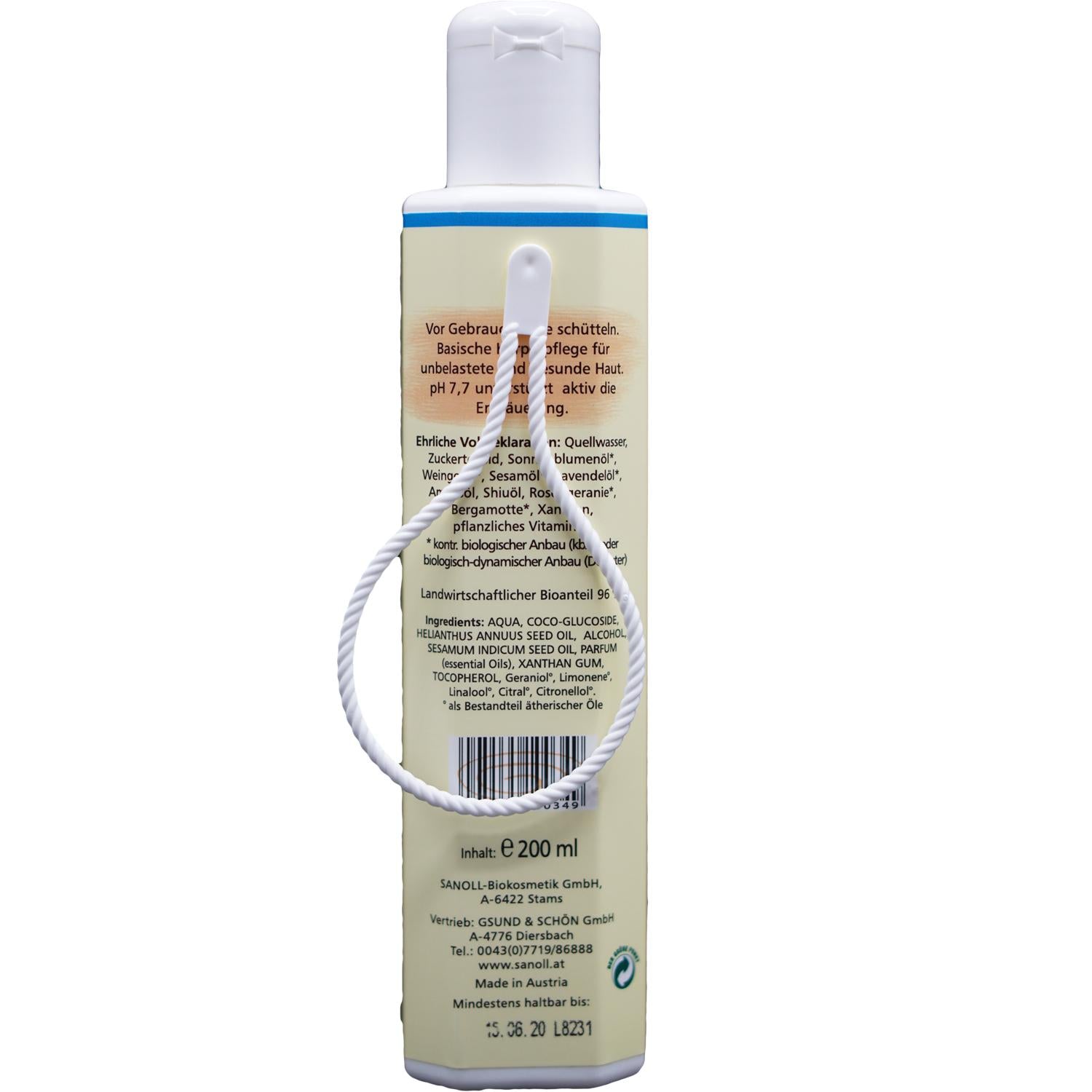 Sanoll Duschbad PH 7,7 basisch-entsäurend