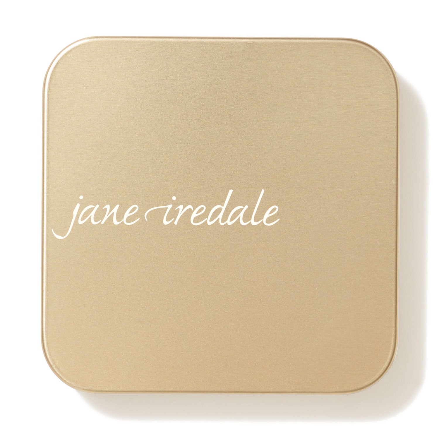 Jane Iredale Puderdose leer Dusty Gold