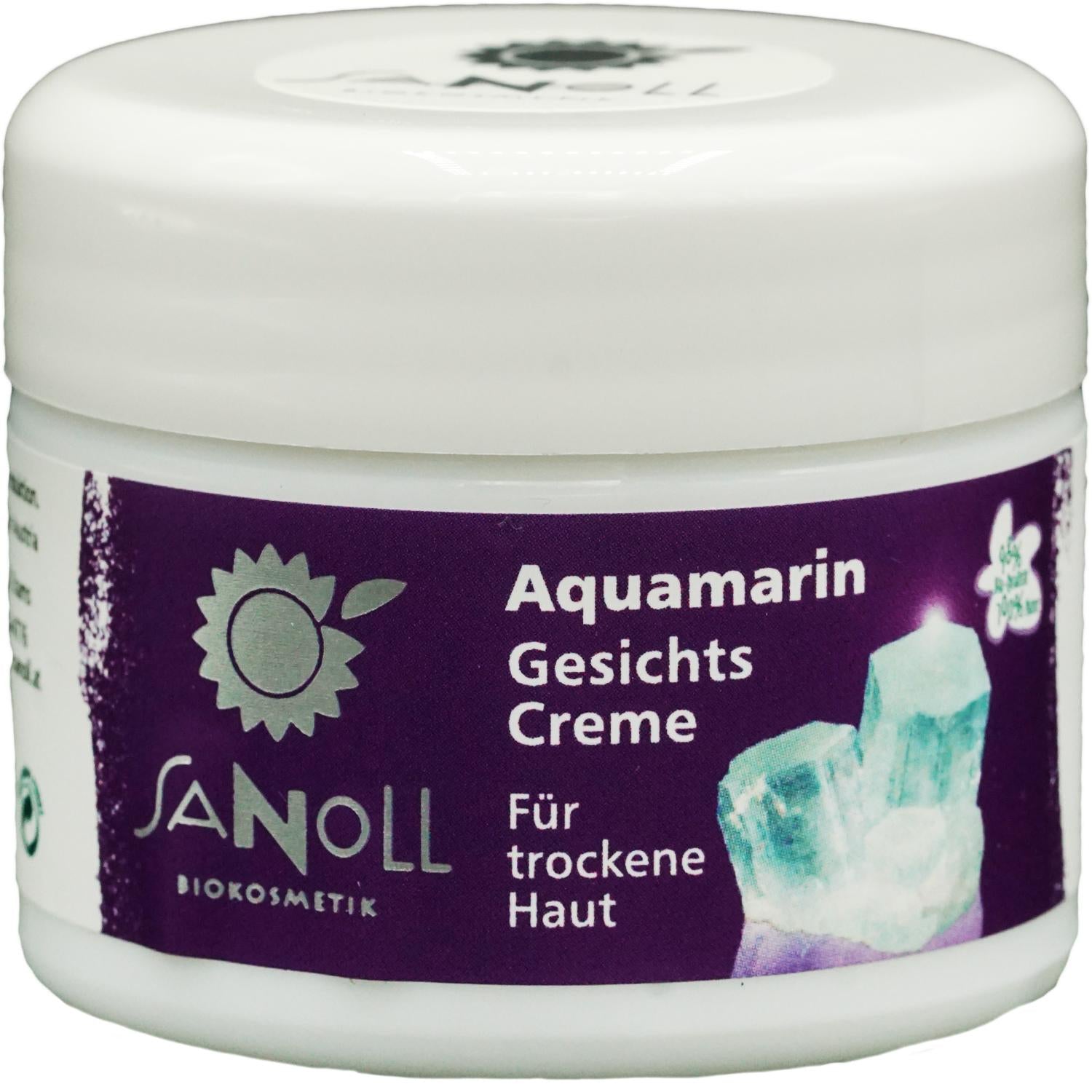 Sanoll Aquamarin Gesichtscreme für trockene Haut 50ml