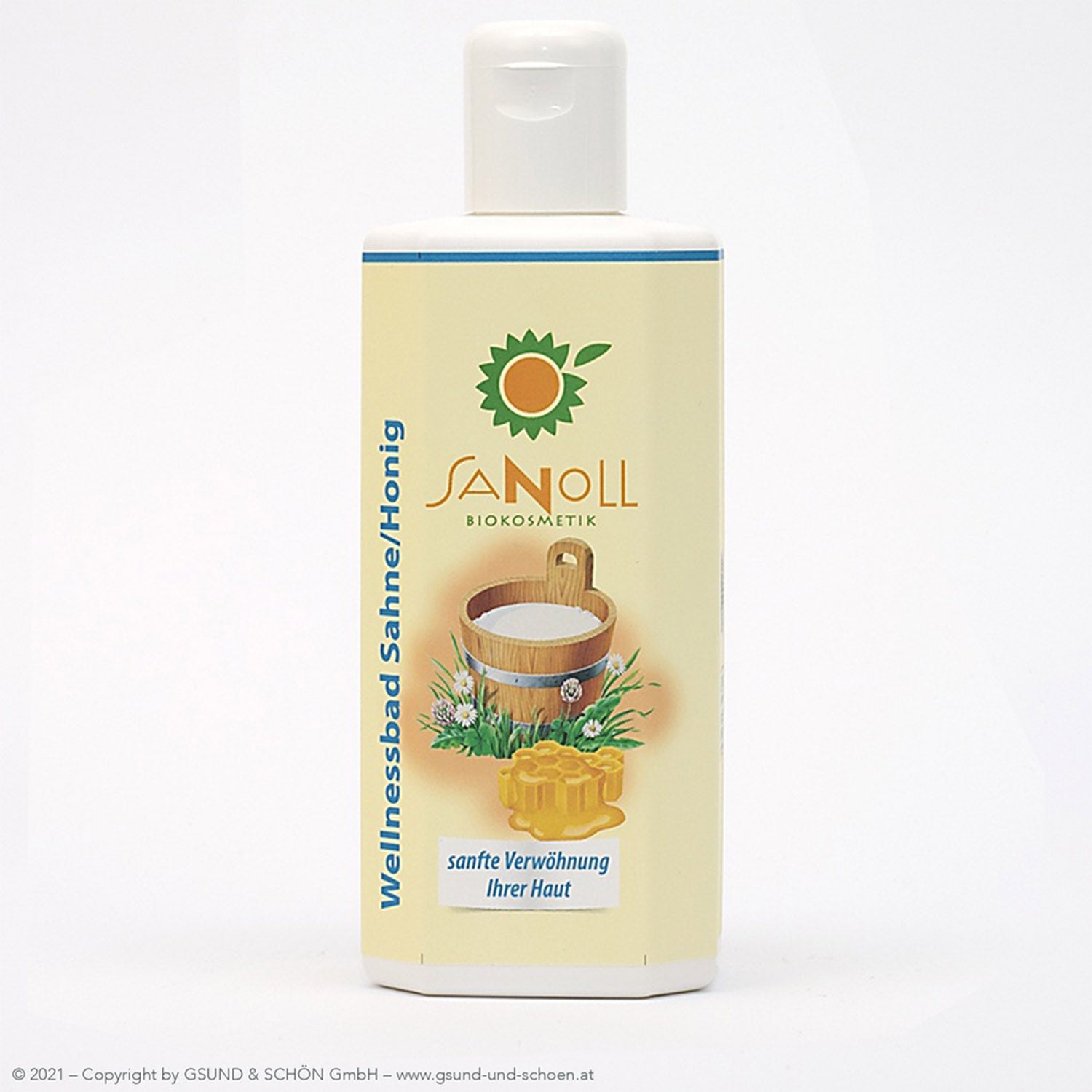Sanoll Wellnessbad Sahne-Honig