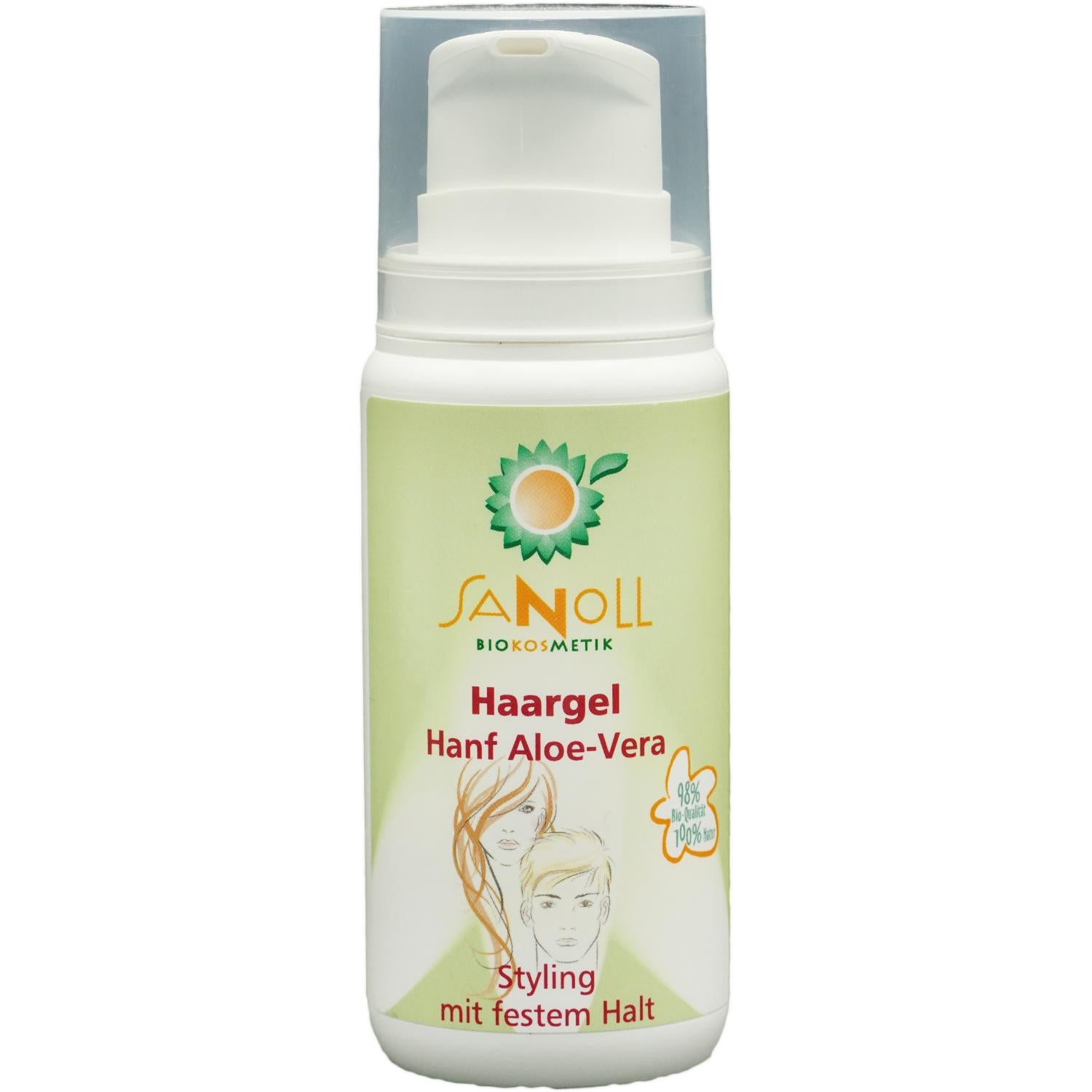 Sanoll Haargel Hanf Aloe-Vera 100ml im Airless-Spender