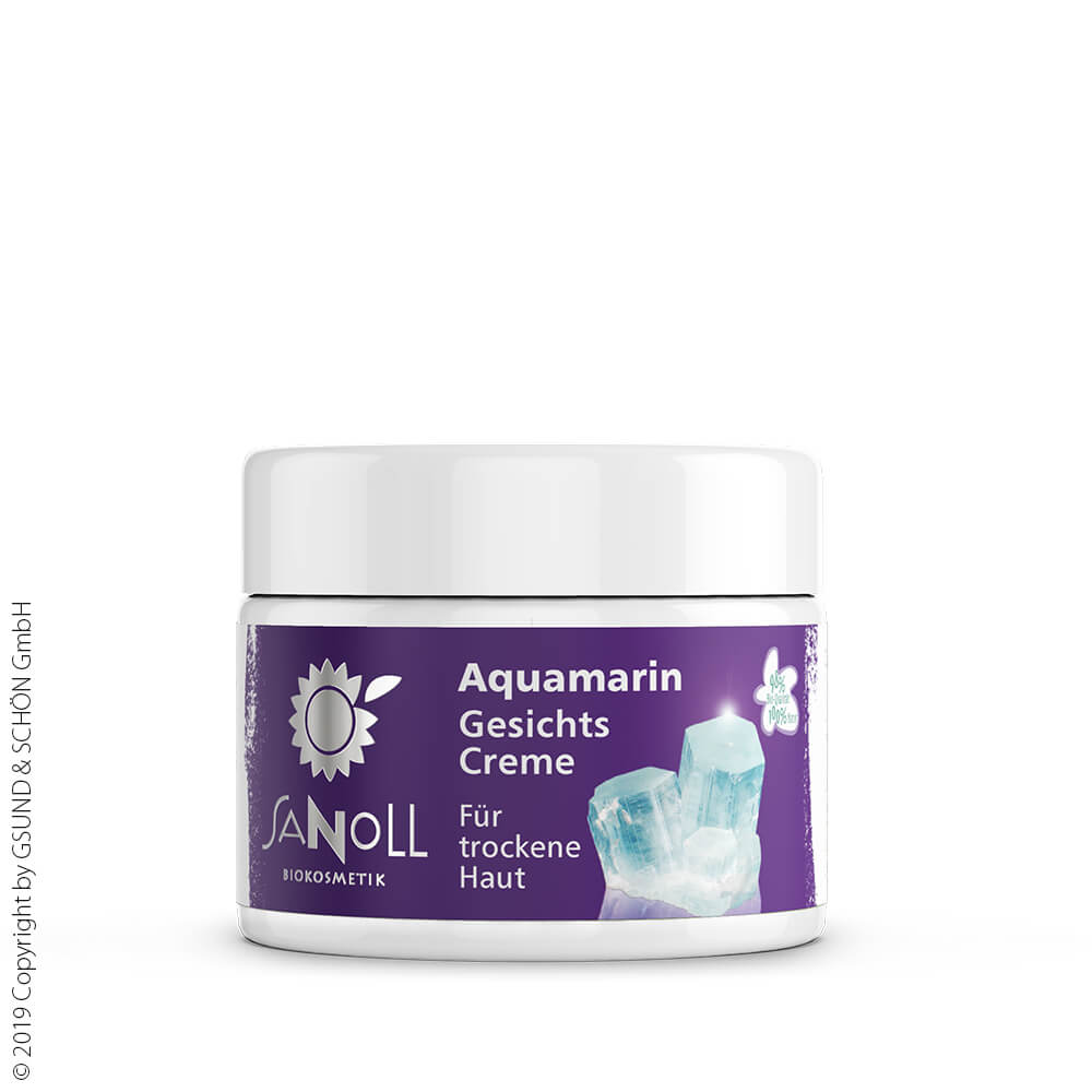 Sanoll Aquamarin Gesichtscreme für trockene Haut 50ml