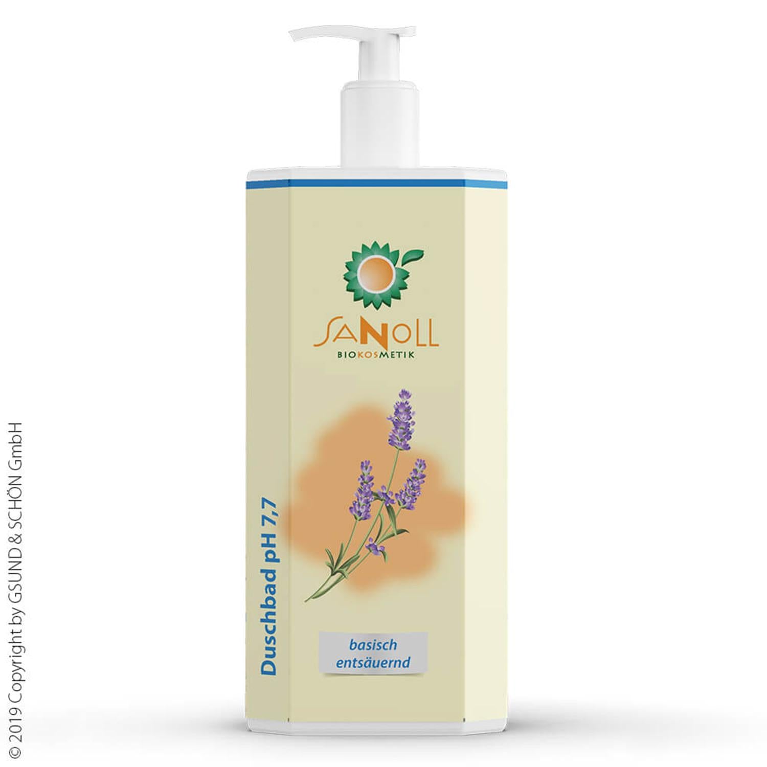 Sanoll Duschbad PH 7,7 basisch-entsäurend