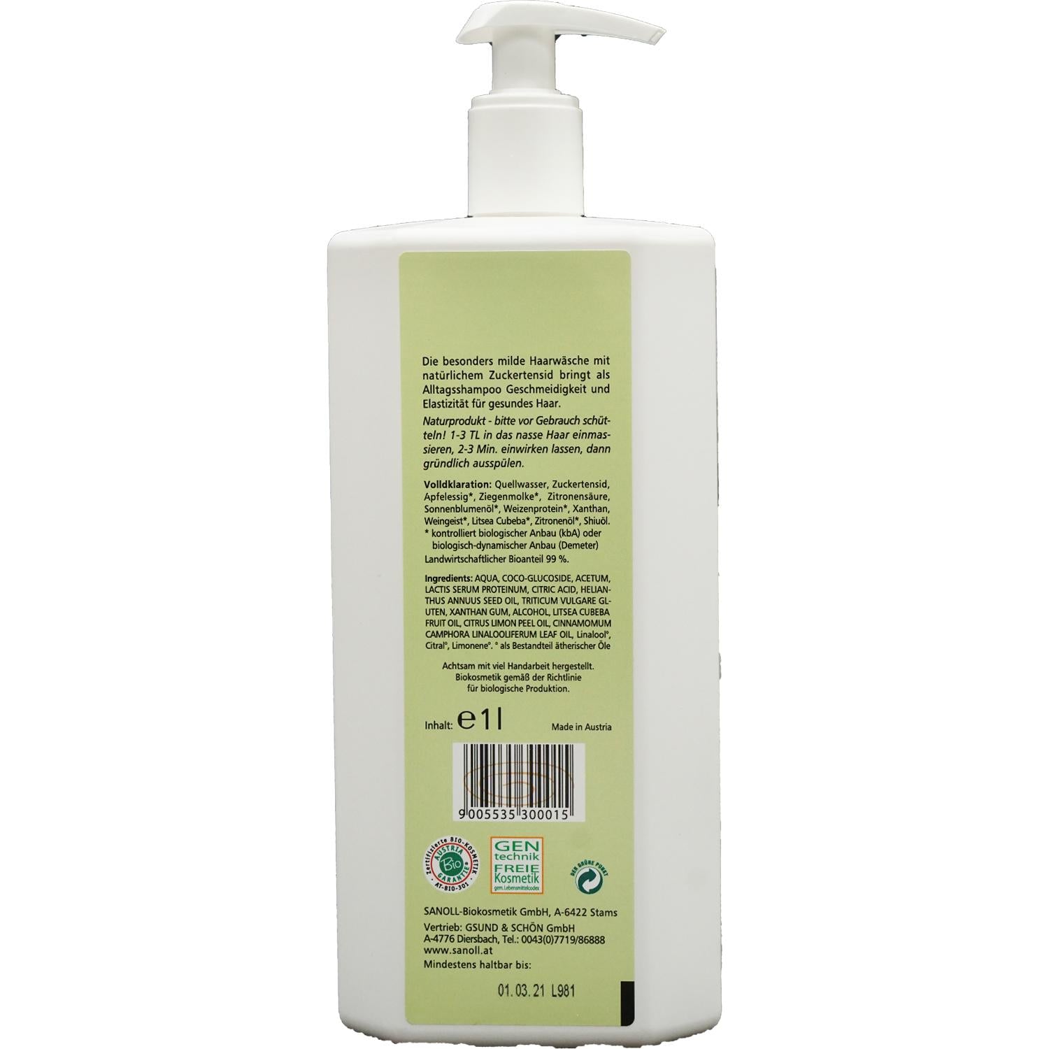Sanoll Naturmolke Shampoo
