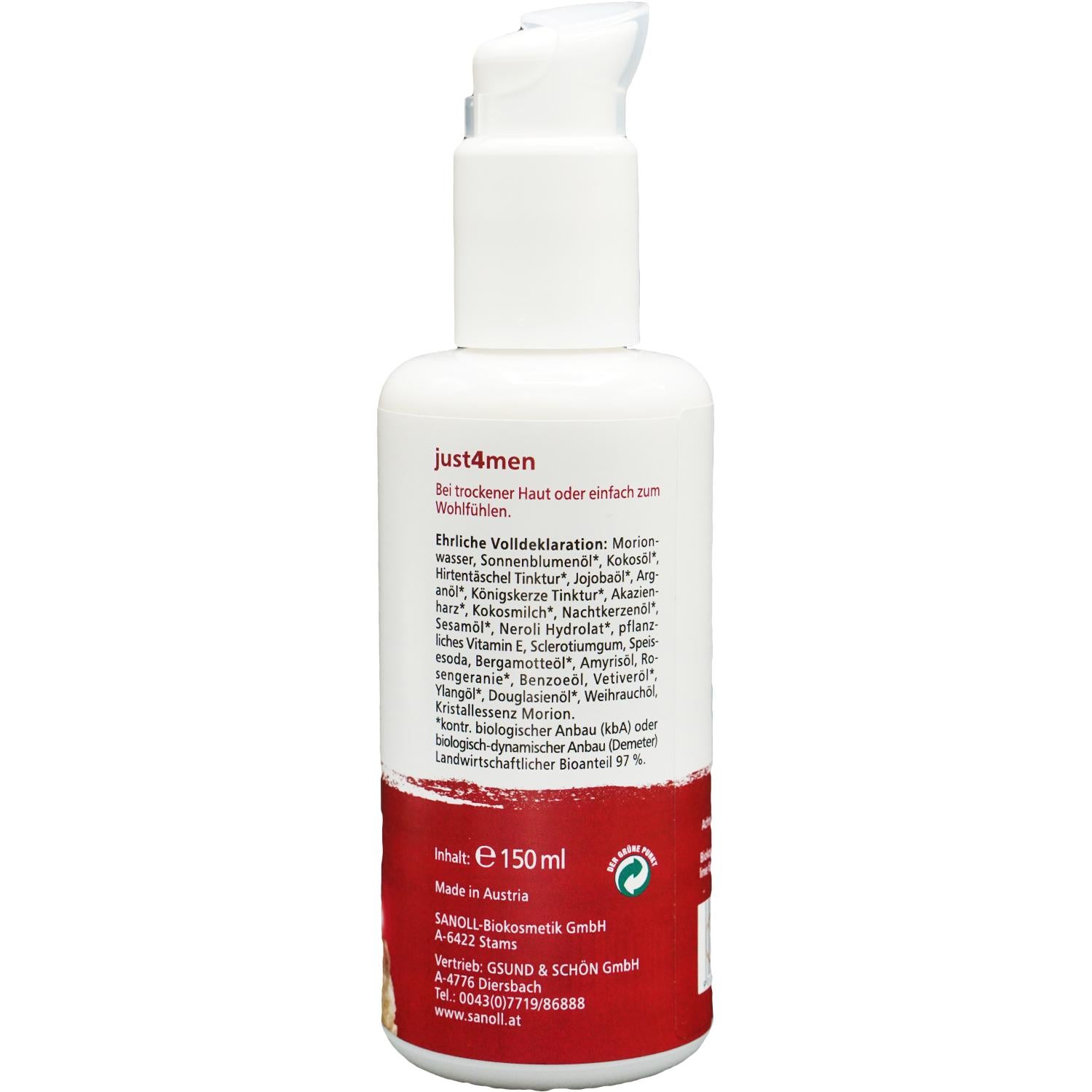 Sanoll Morion Bio Männer Bodylotion 150ml