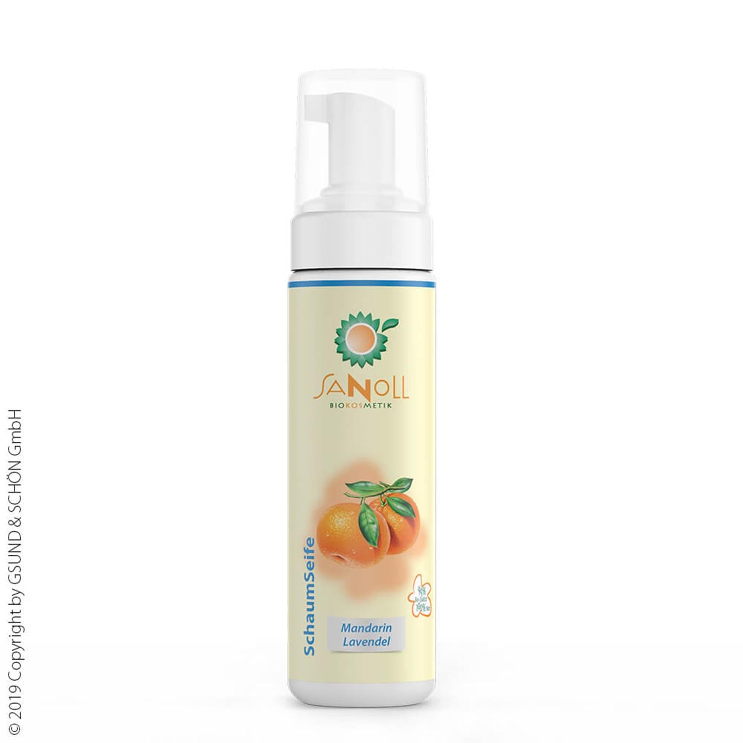 Sanoll SchaumSeife Mandarin-Lavendel