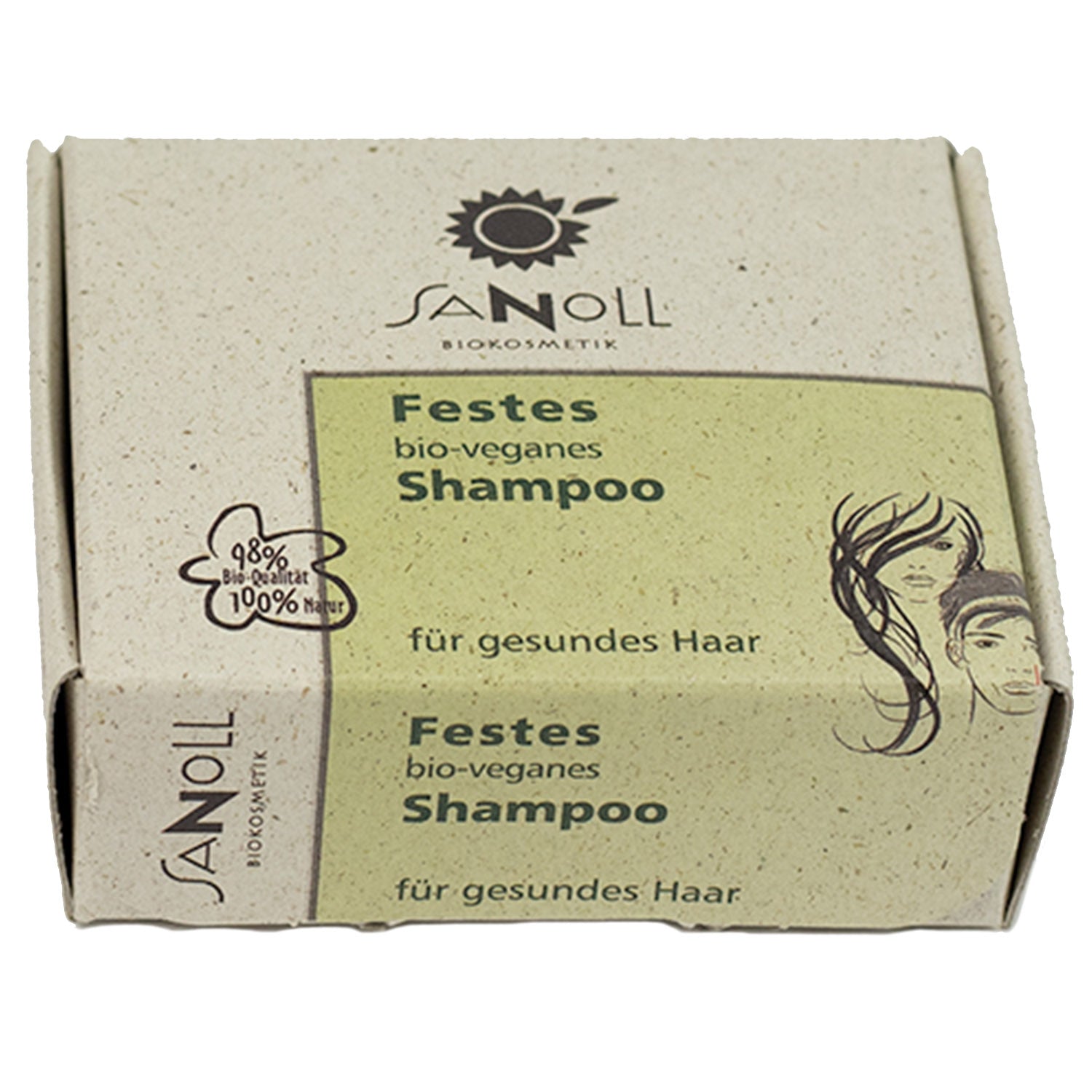 Sanoll Festes Bio Veganes Shampoo