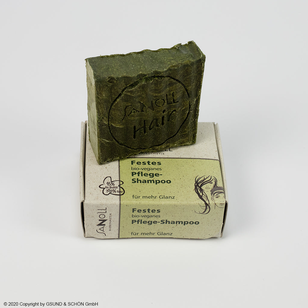 Sanoll Festes Bio Veganes Pflege Shampoo