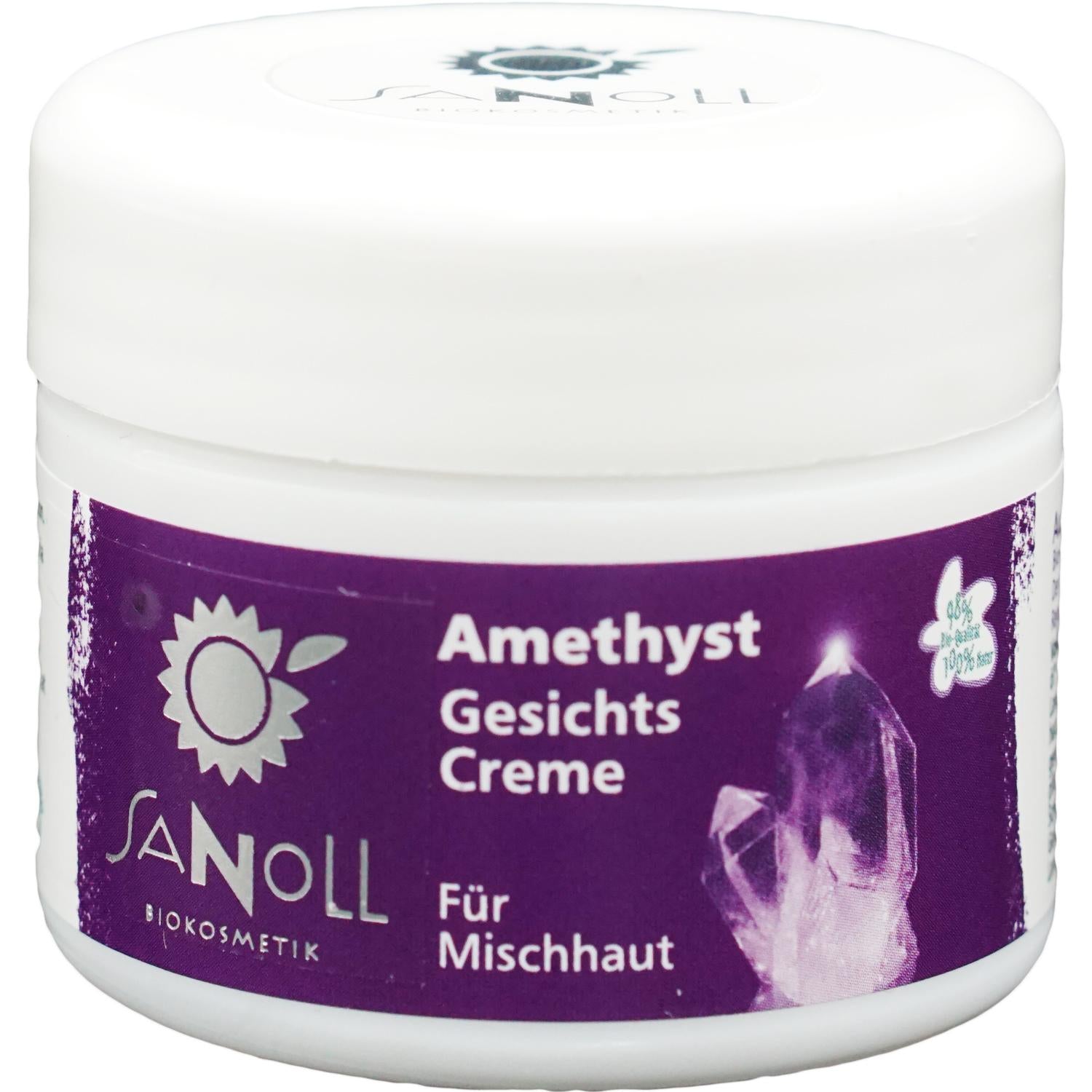 Sanoll Amethyst Gesichtscreme für Mischhaut