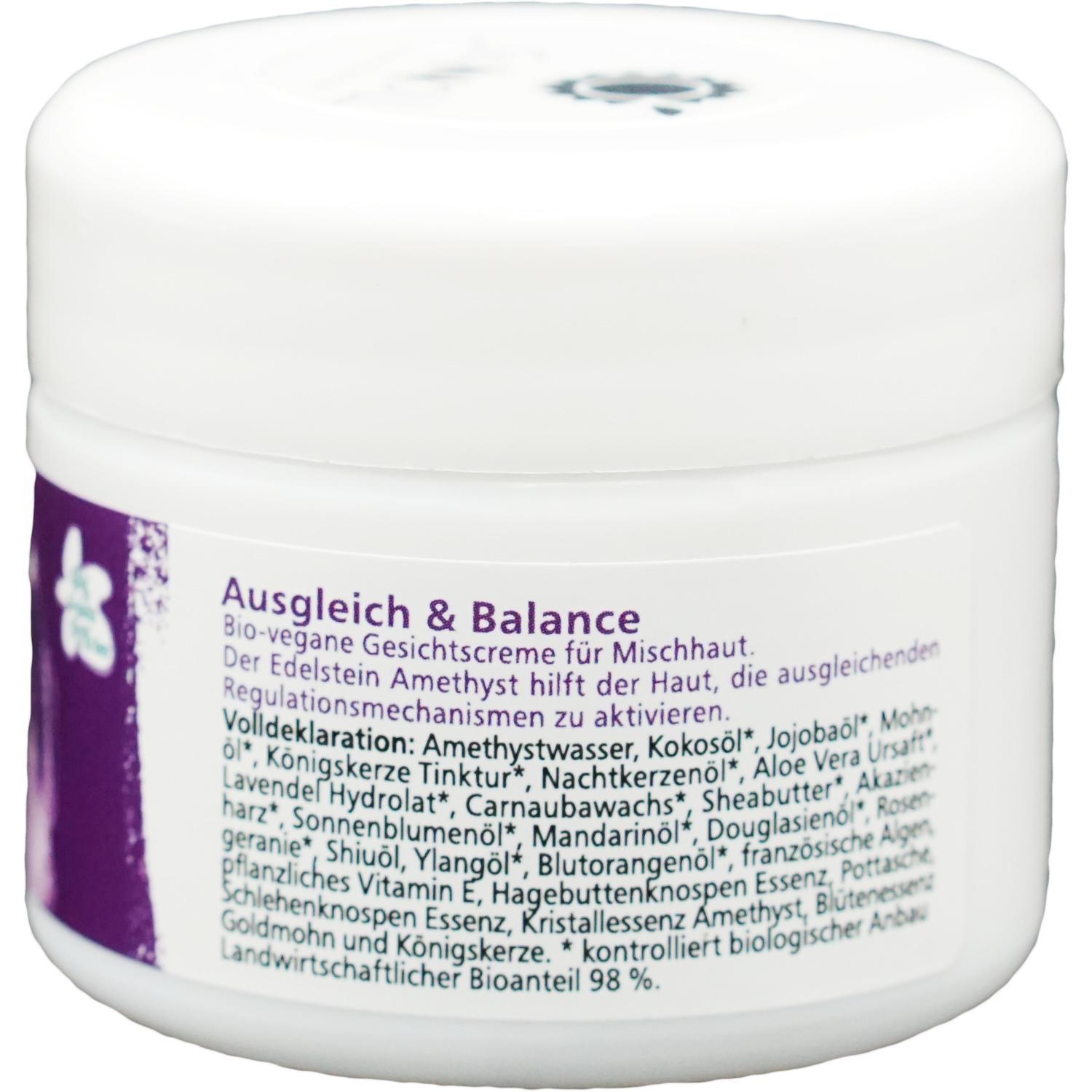 Sanoll Amethyst Gesichtscreme für Mischhaut